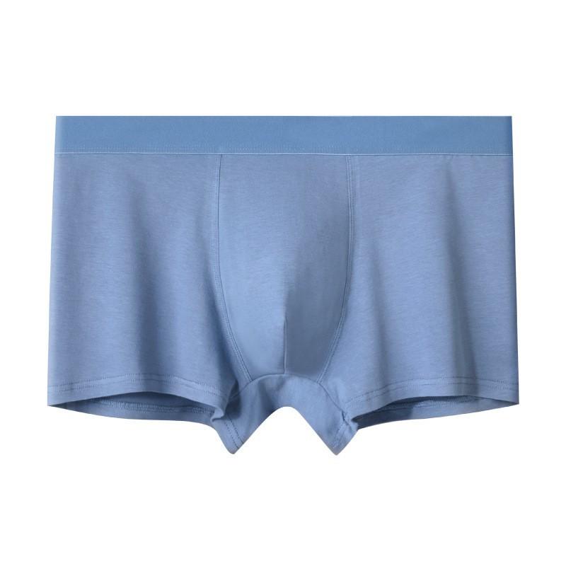 Men's Underwear Men's Pure Cotton Antibacterial Boxer Shorts Summer Men's Breathable Shorts Plus Size Four Cornered Shorts Head