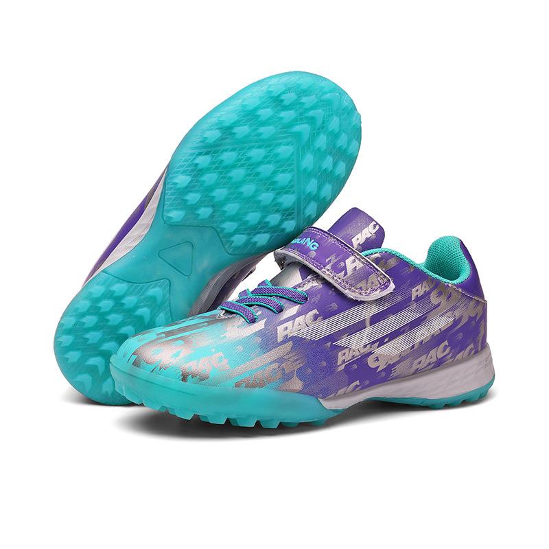 Mandarin duck children primary school children football shoes competition training sports shoes football Velcro free lace-up