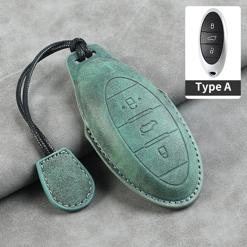 

Кожаный чехол для ключа автомобиля брелок для FAW Besturn X80 2018 2019 2020 2025 3 кнопки умный бесключевой пульт дистанционного управления брелок протектор крышка