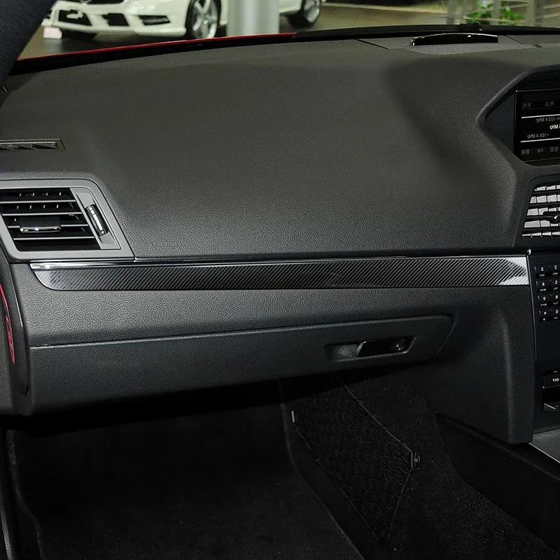 Hot Interior Mouldings RHD Car For Mercedes Benz E Class Coupe W207 C207 2009-2016 Dashboard Panel Trim Strips Decoration Sticke