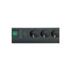 Surge Protector Power Strip - BRENNENSTUHL - ECO-LINE Black - 4 Sockets - 1.4m Cable - 13,500A