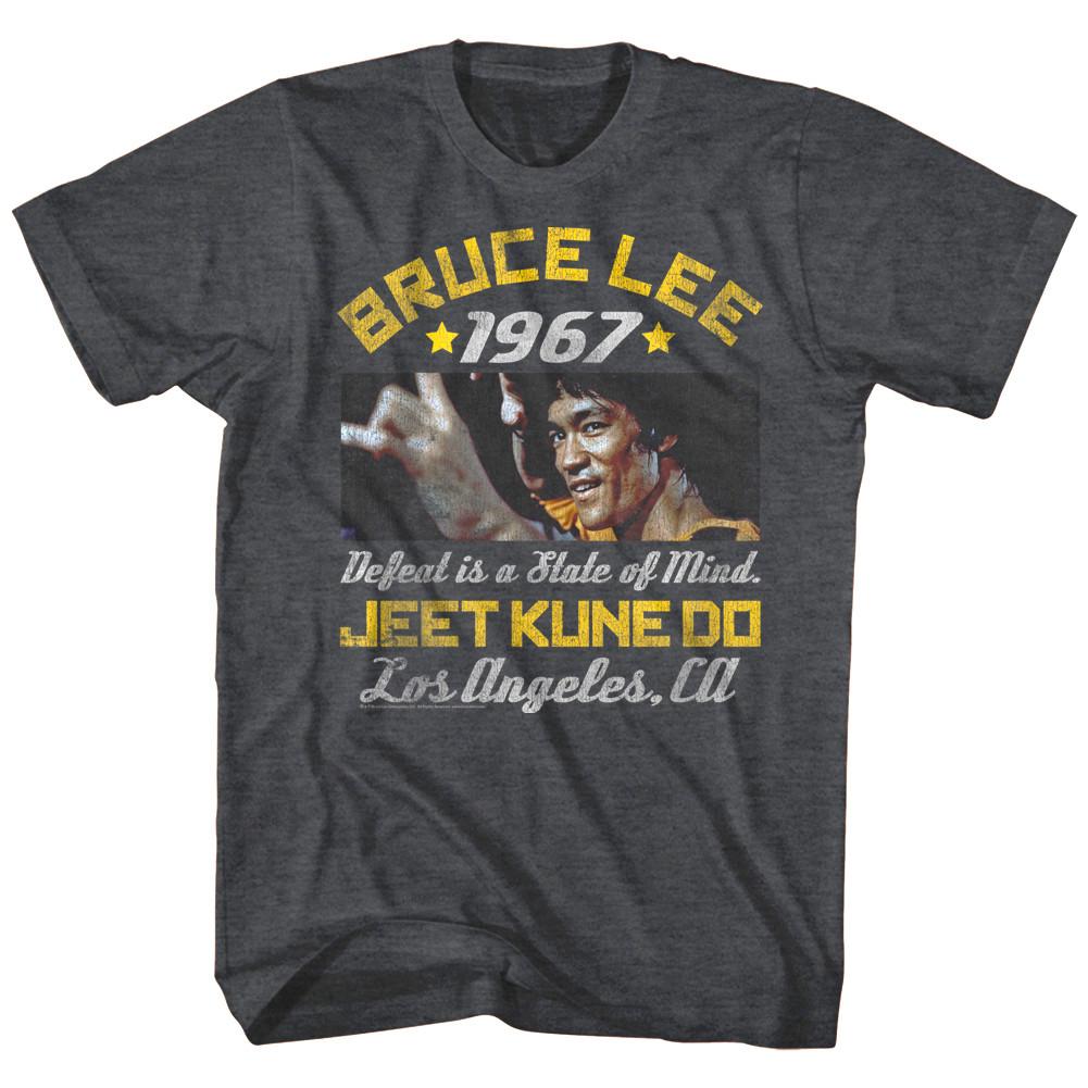 Винтажная мужская футболка Bruce Lee Jeet Kune Do LA 1967 Поражение - это состояние ума S