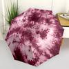 1pc Floral Pattern Automatic Folding Umbrella - Portable Collapsible Design, 8-Rib Iron Frame, Durable Fabric Yy251125168
