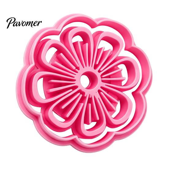 Kitchen Baking Accessories 3D Printed Flower Cookie Cutter, Petal Patterns Safe PLA Mold, DIY Craft Clay Molds Reusable Crafts Embossing Tool