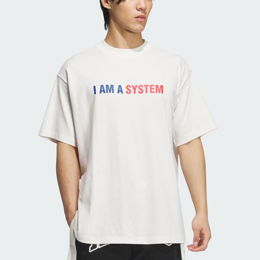 adidas Série Harden Camiseta Harden Basquete Gola Redonda Pulôver Manga Curta Camiseta Masculina Tops Branco JY2752