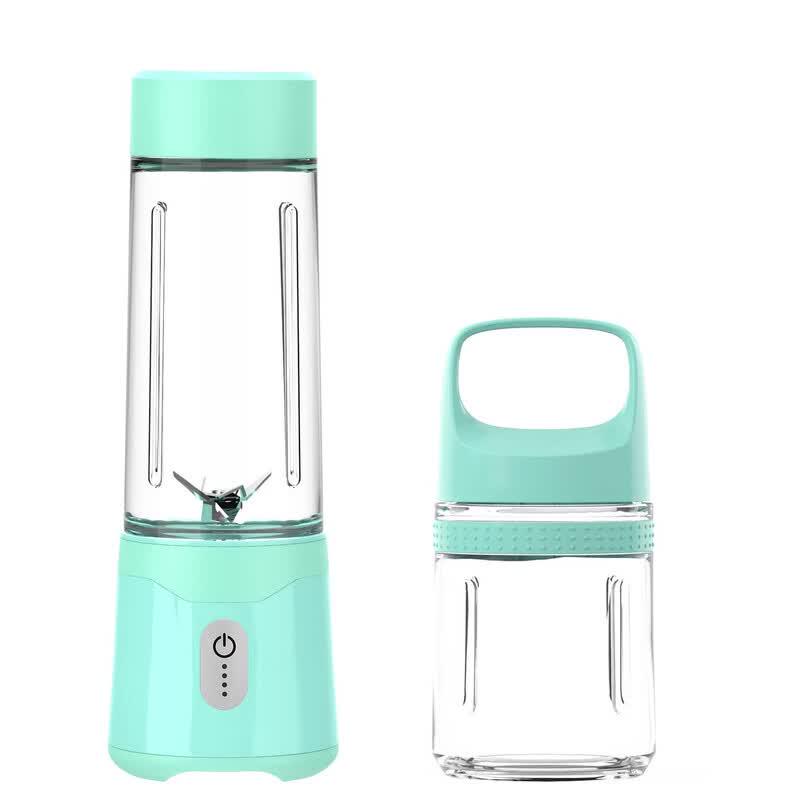 LISM Portable USB Rechargeable Mini Electric Juicer with Double Cups