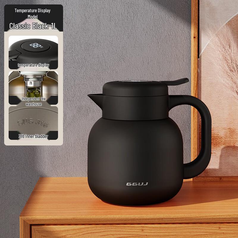 Hanyou 316 Stainless Steel Insulated Tea Pot