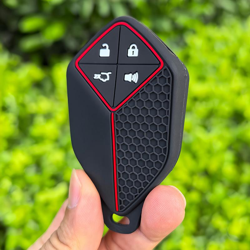 New Silicone Car Key Case Cover For Changan Deepal S7 Sl03    Key Fob Key Protector Keychain Holder Accessories