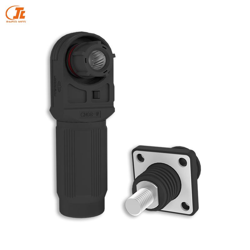200A Single-Core High-Voltage Screw-Type Waterproof Energy Storage Battery Connector
