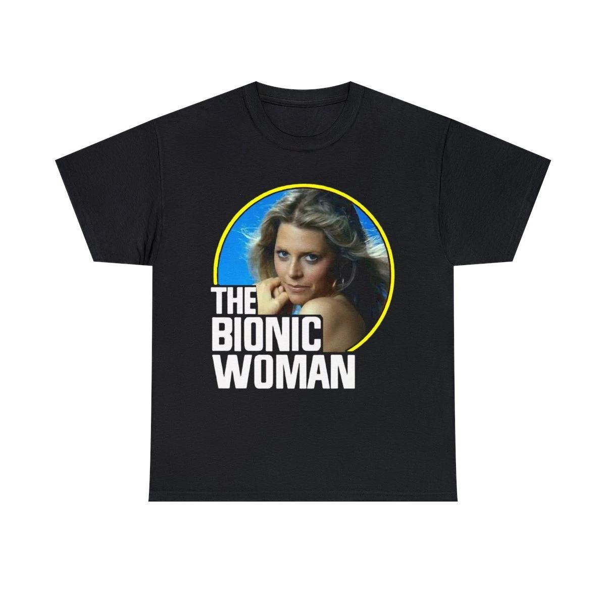 

The Bionic Woman Classic 70s tv Lyndsey Wagner unisex Short Sleeve Tee 3XL