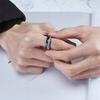 Wedding Ring Silver Signet Ring Steel Wood 241
