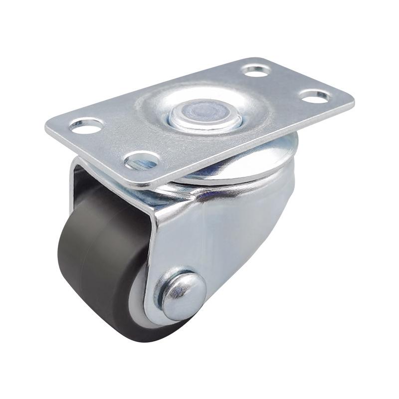 Silent Mini Caster Wheel for Furniture and Drawers - Load-bearing, Directional Roller Wheel