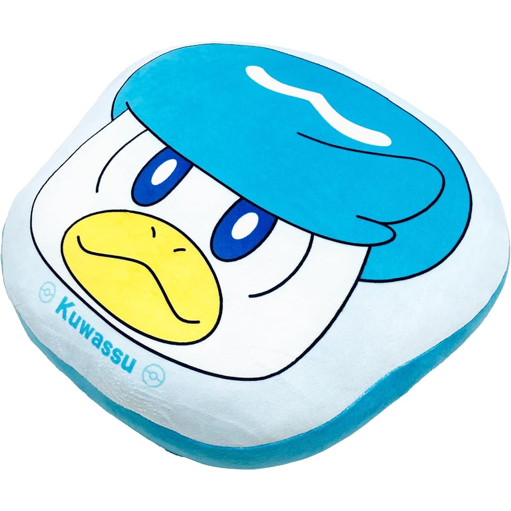 MORIPiLO Pokemon Quaxly Plush Cushion Soft Touch 30x25x8cm Character Pillow
