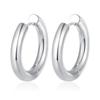 18K Gold-Plated Stainless Steel Hoop Earrings - European & American Style