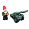 Resin Dwarf Battle Cannon Garden Miniature For Landscaping Gift Decorations