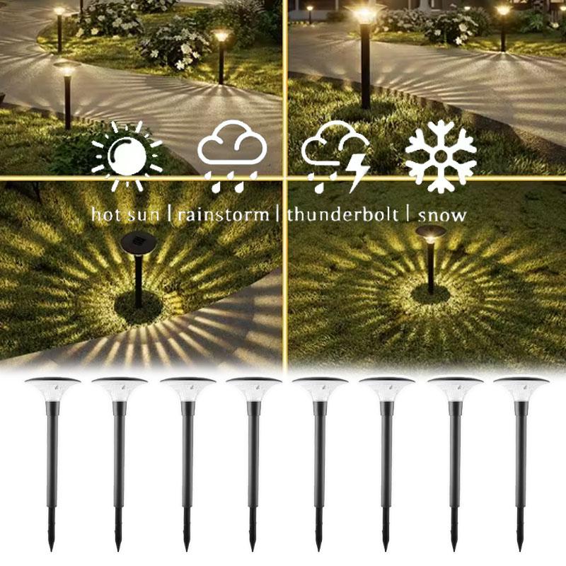 Solar Garden Light, Outdoor Landscape Stake Lamp, Courtyard Decorative Lighting, Villa Pathway Night Light