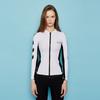 ARGO Tofino(Wh) Women'S Zip-Up Rash Guard Top