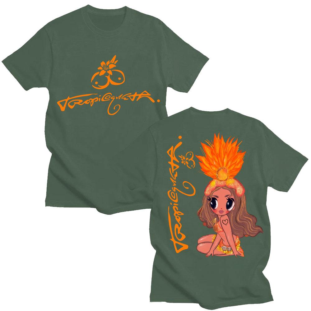 Karol G Tropicoqueta 2025 Album Graphic T-shirts Men Women Aesthetic High Quality T Shirts Cute Oversized Casual Cotton T Shirt