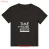Zeit plus Arbeit gleich Ergebnisse Schweres Crewneck-T-Shirt motivierende Shirts für Fitnessstudio Arbeitsplatz Workouts Sportkurse