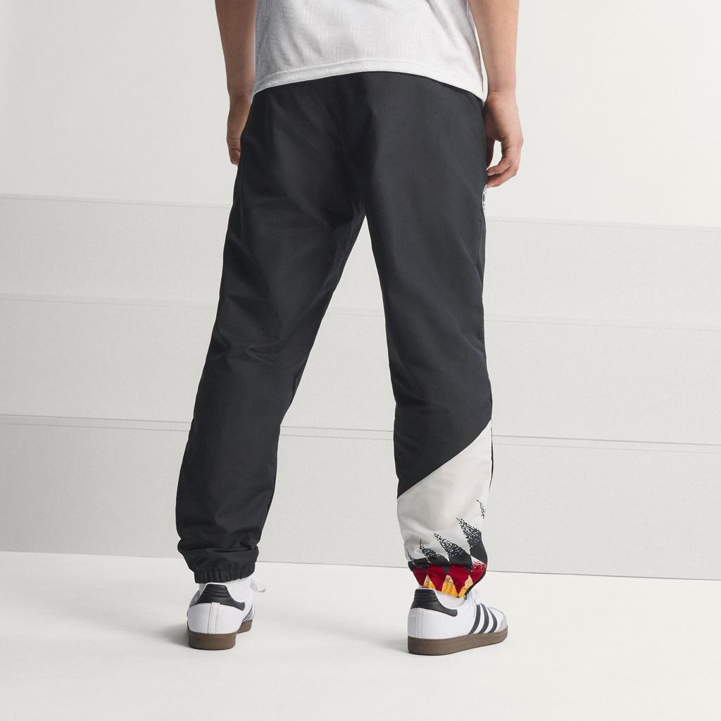 Adidas Knitted Sweatpants Men's Black Moderate Cuffed Pants