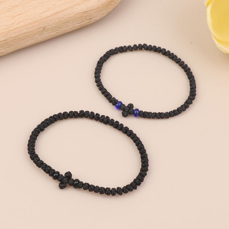 1/5 stk Græsk Ortodoks Håndkæde Håndlavet Bedekæde Armbånd Kristent Armbånd Elegant Religiøst Smykke Gave Til Kvinder Mænd