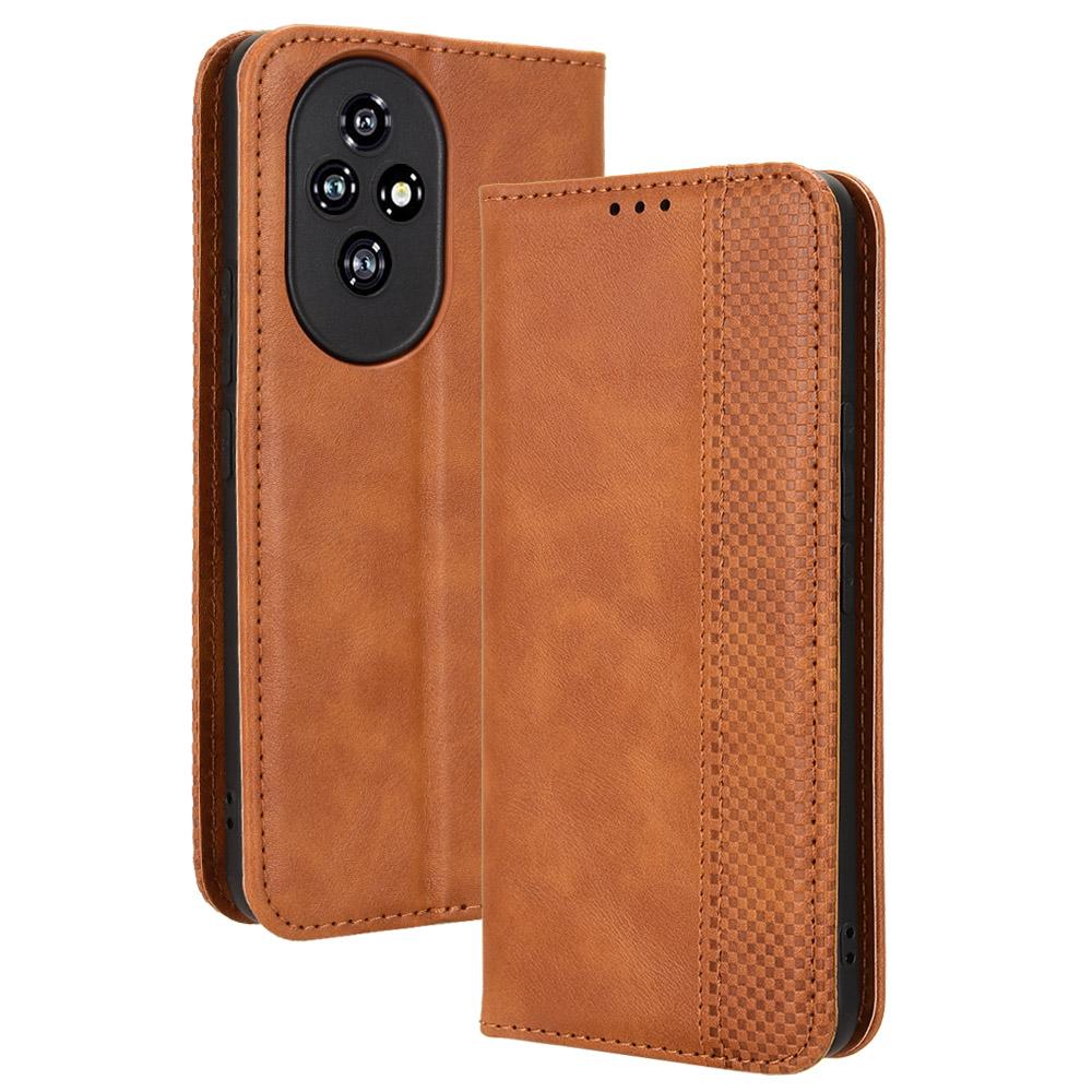 For Honor 200 5G Case Magnetic Closing Leather Phone Wallet Cover