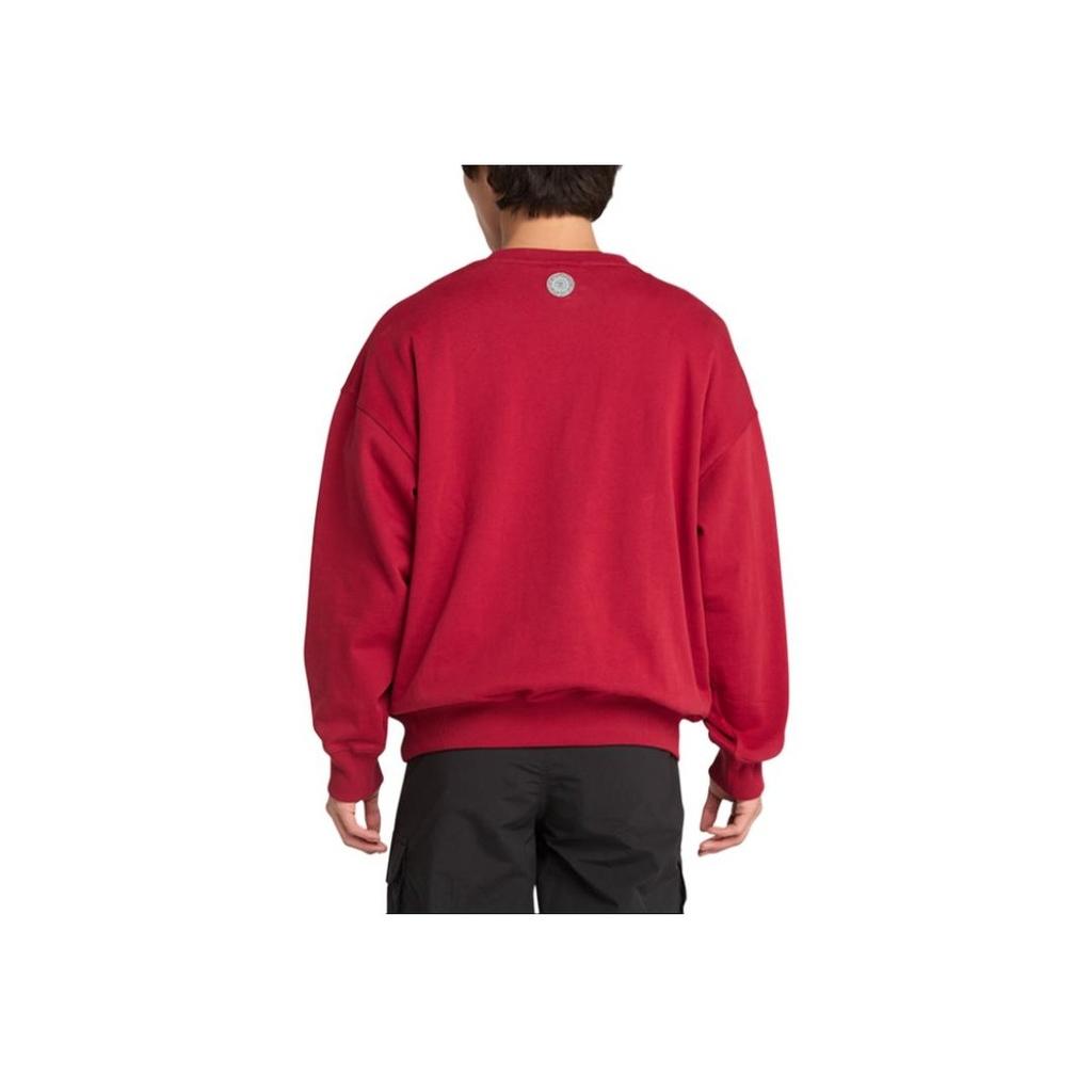 Timberland Loose Fit Crew Neck Pullover Long Sleeve Sweatshirt Men sweatshirt Bicycle-Red A6C4C620