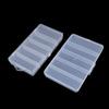Transparent 5 Compartments Fishing Tackle Box Storage Case Fly Fishing Lure Spoon Hook Bait Case Boxes Fishing Accessories Tools