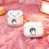 Creative Cute Penguin Earphone Case Suitable for Airpods 3 2 1 Pro 2 4 Pro3 Transparent Flash Powder Anti Drop