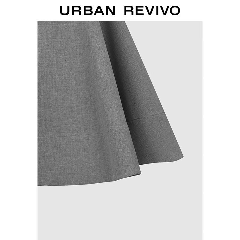 UR 2025 Autumn Diamond Embellished A-Line Dress