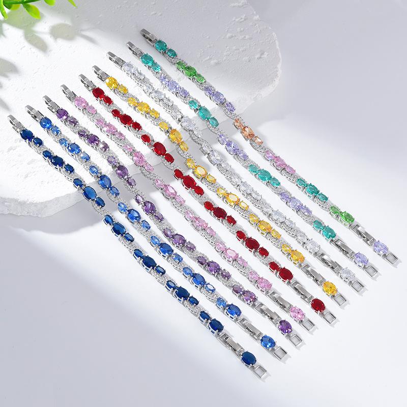 Inlaid Round Zircon Temperament Exquisite Bracelet Jewelry