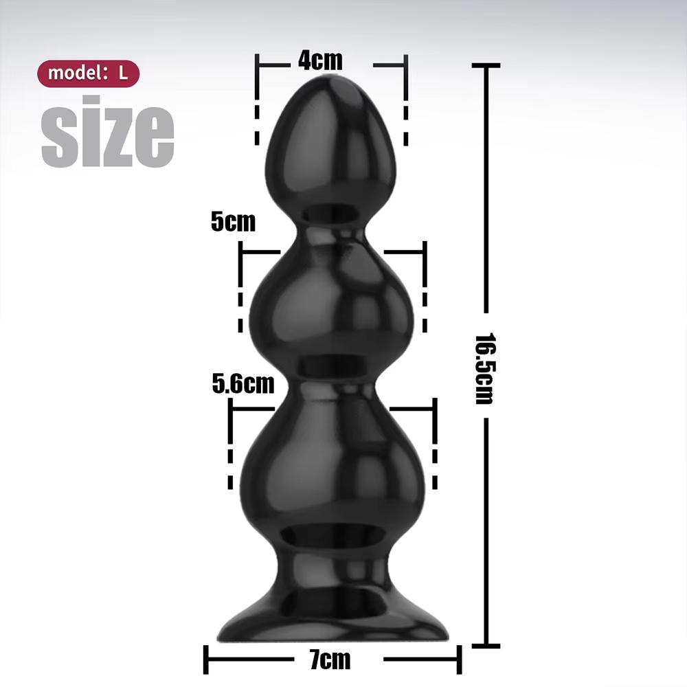 Painless Large Anal Stuffed Sex Toy for Female Male Buttocks Expander Vaginal Expander Erotic Dildo Bead Sex Toy