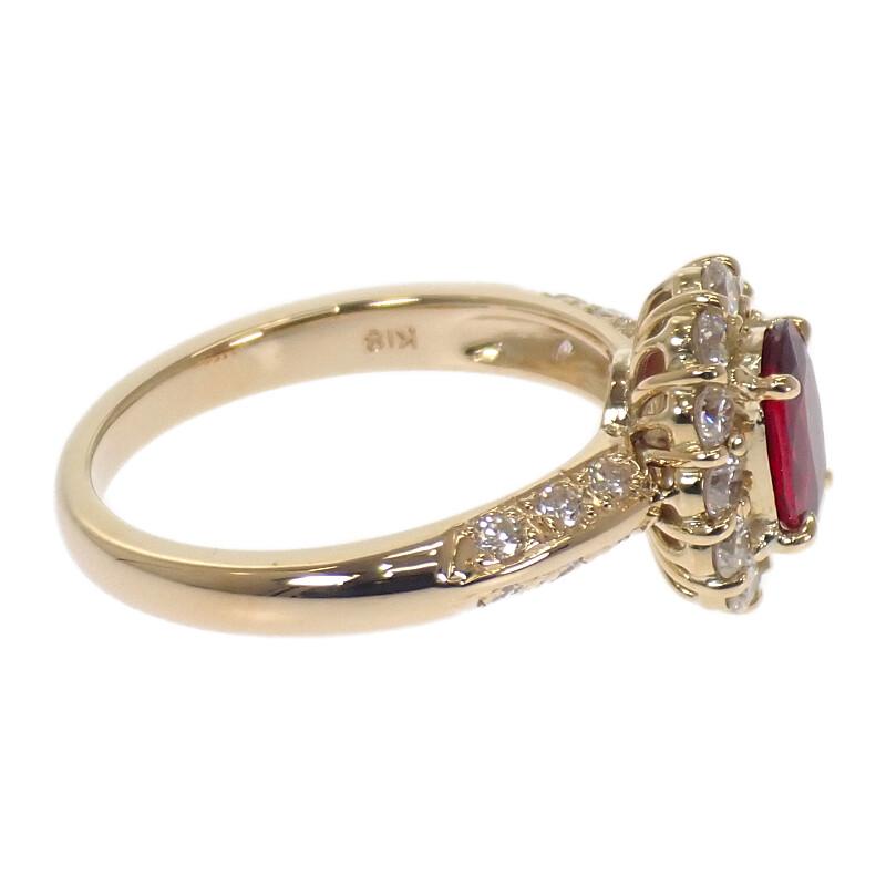 no brand  #14(JP Size) ring K18 yellow gold Women