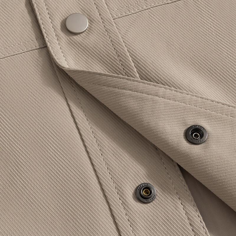 Hodo Men's Subtle Texture Workwear Lapel Jacket