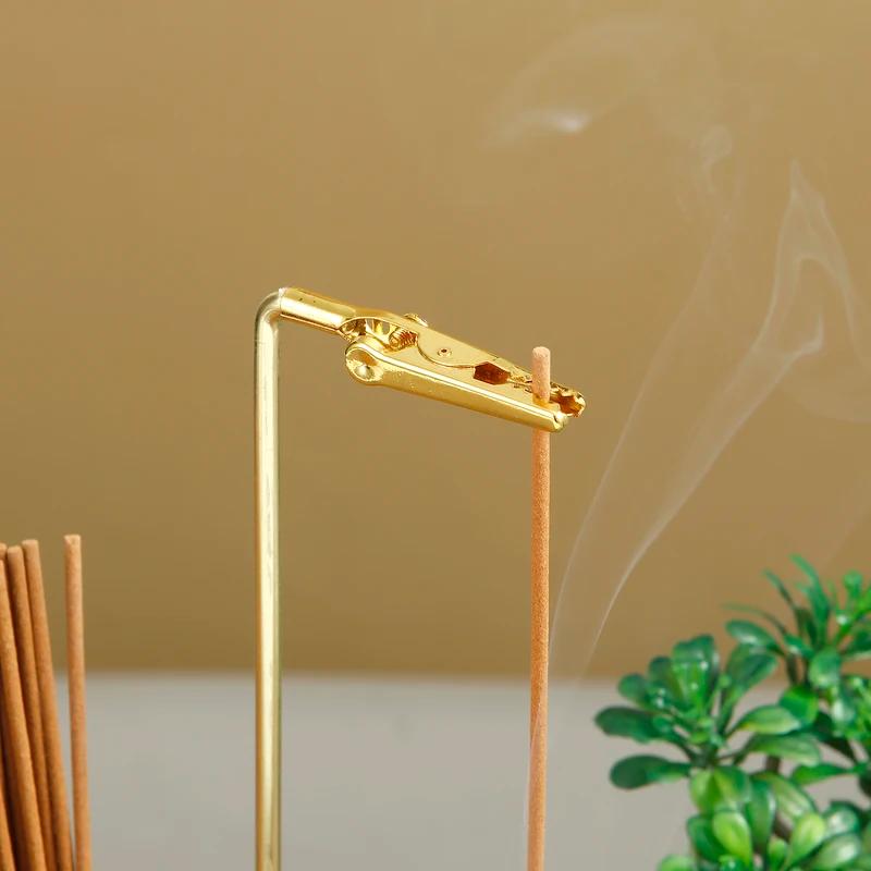 2 X 1 Incense Burner Dust Fly Ash Resistant Incense Burner with Removable Glass Soot Collector