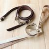 Nippon Chuko NBK Genuine Leather Shoulder Strap, Water-Repellent, Silver Hardware, Narrow Width, 12mm, Chocolate, KT60-S-C