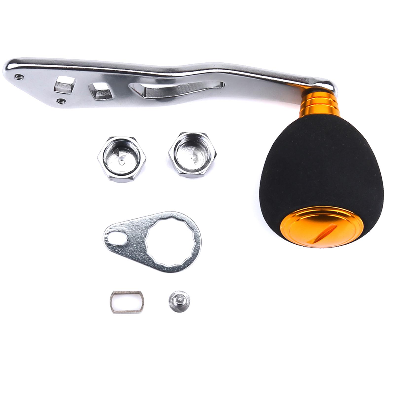 

3 цвета алюминиевые ручки, ручка рыболовной катушки для инструментов для рыболовных снастей (красный)