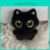 Cat Black Simulated Plush Toy Keychain Wallet Stuffed Doll Girls Gift Birthday