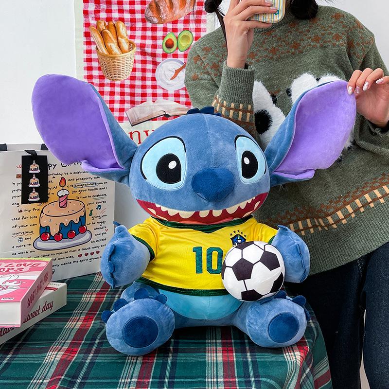 Cartoon Football Stitch Plush Toy Doll for Children