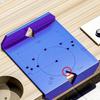 1 Set ABS Plastic Hinge Drilling Locator, Cabinet Door Hinge Hole Positioning Template, Woodworking Drilling Guide for Cabinet I