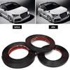 Car Exterior Glossy Black Body Strip Bumper Door Protective Moulding Styling Trim Sticker 6mm 8mm 10mm 12mm 15mm 20mm 30mm