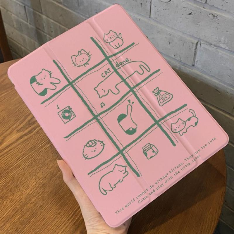 Protective Case for Samsung Tab S7 S8 S9 11 Plus S10 S9 12.4 Inch Case Smart Cover for Tab A9 8.7" Plus 11" A8 Inch Cartoon Bear