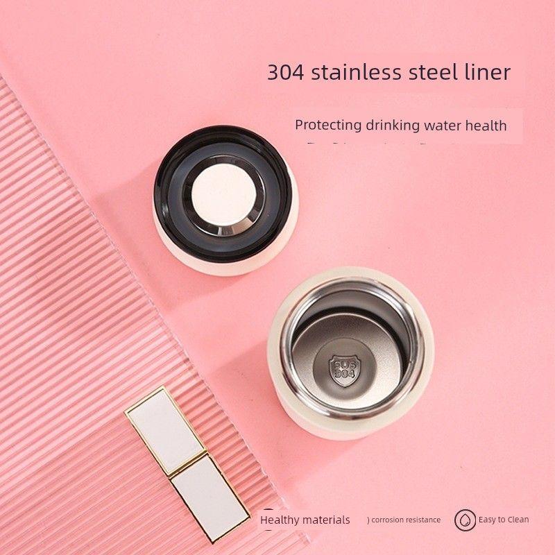 Large-Capacity Thermos Cup with High Aesthetic Value, 304 Stainless Steel Business Straight Cup, Portable Car Cup, Unisex Office Cup, Customizable