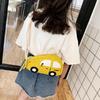 New Fashion Mini Crossbody Bag Packet Children Baby Boys Girls Car Shoulder Bag Handbags Cartoon Pig Mini Coin Purse