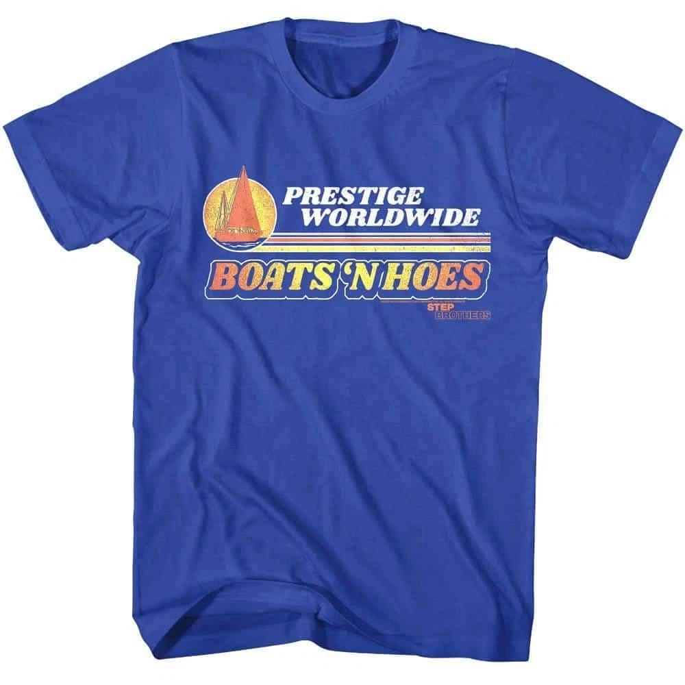 Step Brothers Prestige Worldwide Boats n Hoes Men s T Shirt XL