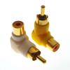 Degree Converter L Splitter Right Angle Male To Female Audio Adapter RCA Connector Plug RCA Adapter