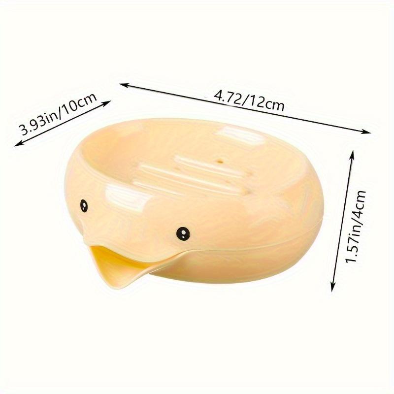 1pc Unique Soap Dish - Self-Draining, Plastic, Bathroom Soap Rack with Sink Storage, Creative Home Decor and Bathroom Accessories