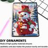 Christmas Winter Diamond Painting Diary Book with 4Pcs Bookmark Rhinestone Art Painting Notebook Kit Holiday Birthday Gift