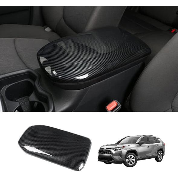 Blazeray for RAV4 Rear Air Conditoner Outlet Vent Cover Panel Trim Rear Carbon Fiber Cover for Toyota RAV4 2019 2020 2021 2022 Interior