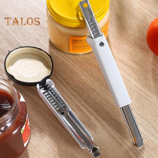 Otvírák na lahve pro seniory Artritida Slabé ruce Ruční otvírák víka s nastavitelnou velikostí čelistí Protiskluzový otvírák na plechovky pro pivní láhve